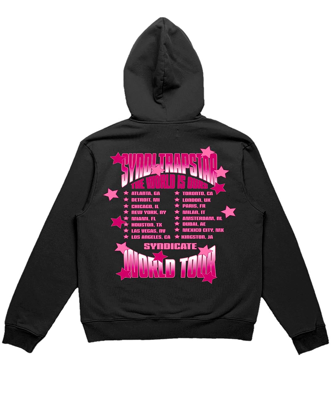 Black & Pink Syndi-Trapstar Hoodie