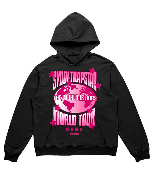 Black & Pink Syndi-Trapstar Hoodie