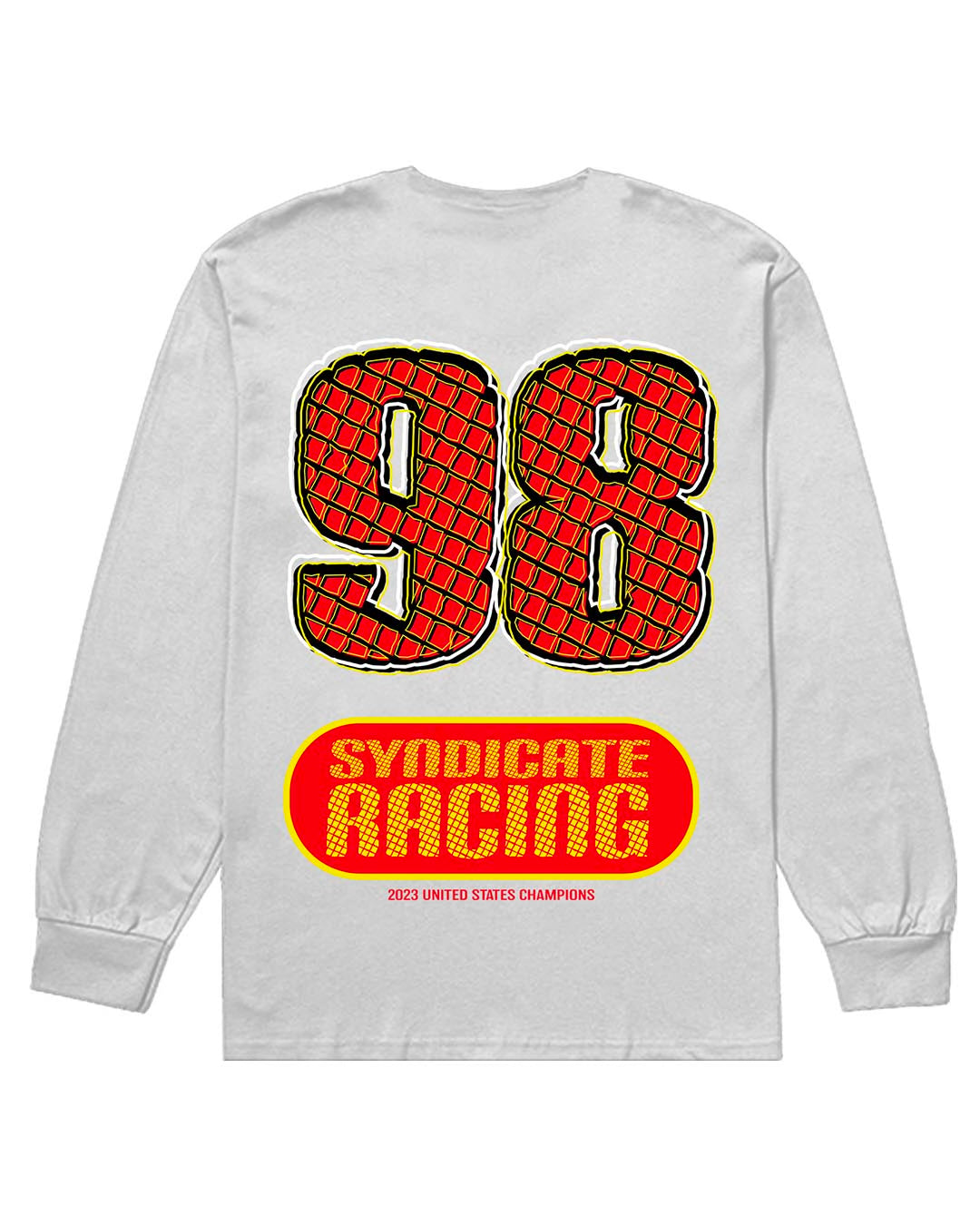 White Syndicate Race team long sleeve tee