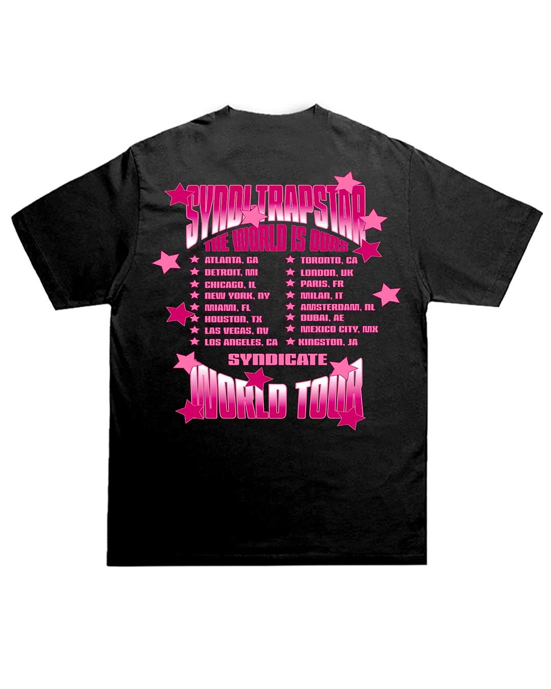 Black & Pink Syndi-Trapstar Tee