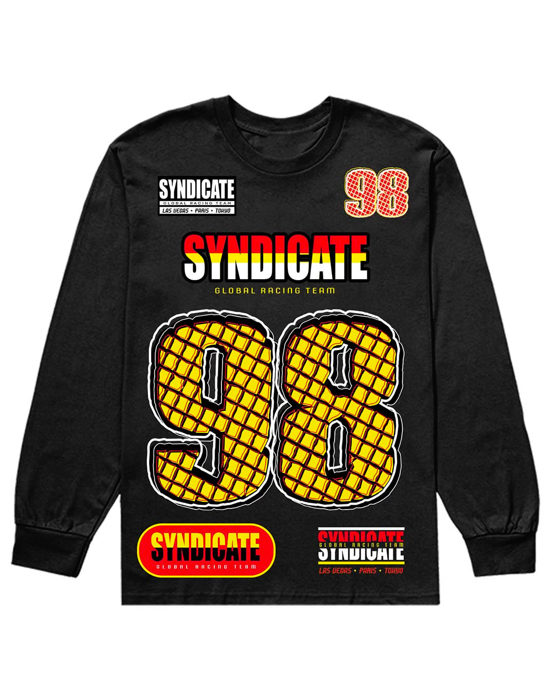 Black Syndicate Race team Long Sleeve Tee