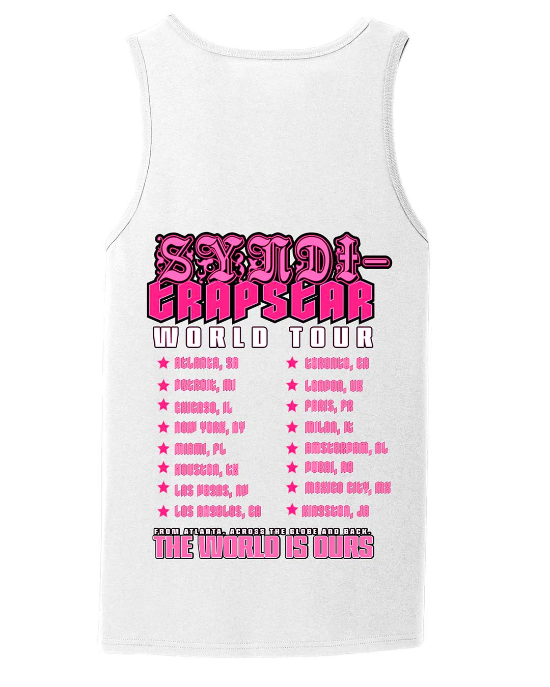 White & Pink World Tour Dress