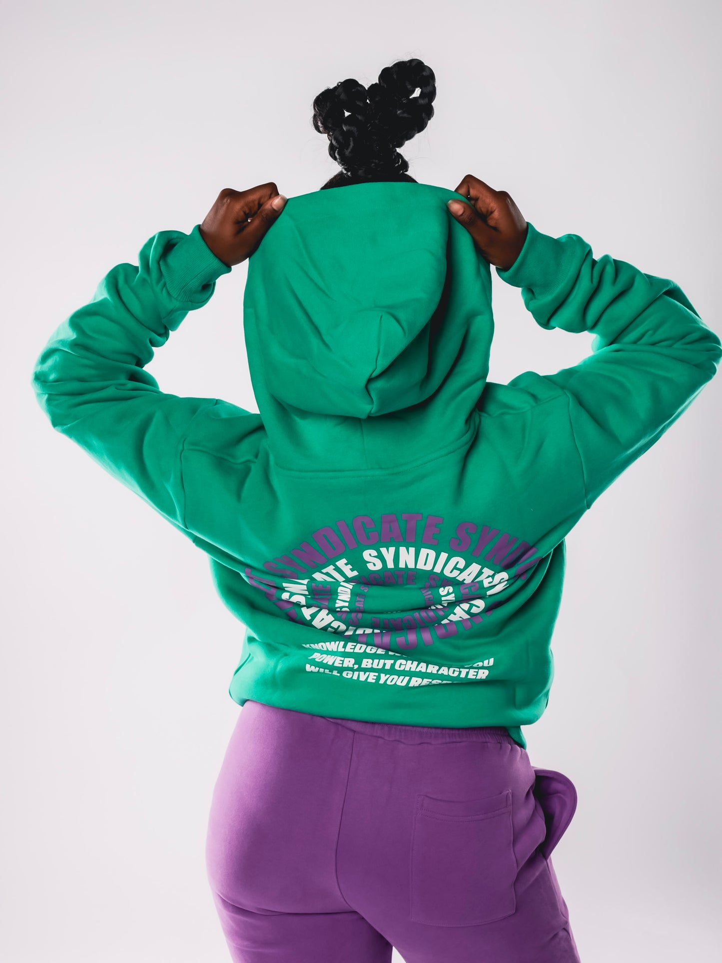 Green & Purple Syndicate hoodie