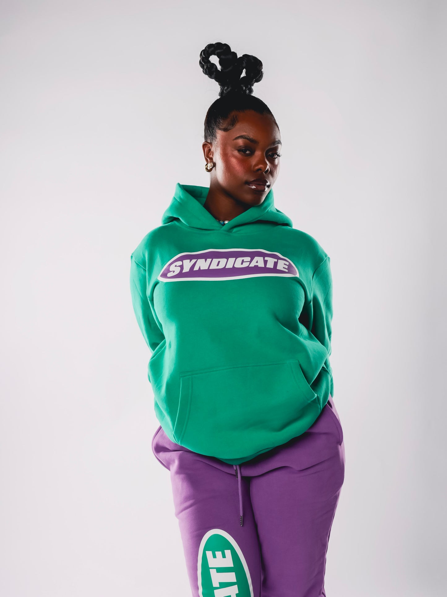 Green & Purple Syndicate hoodie