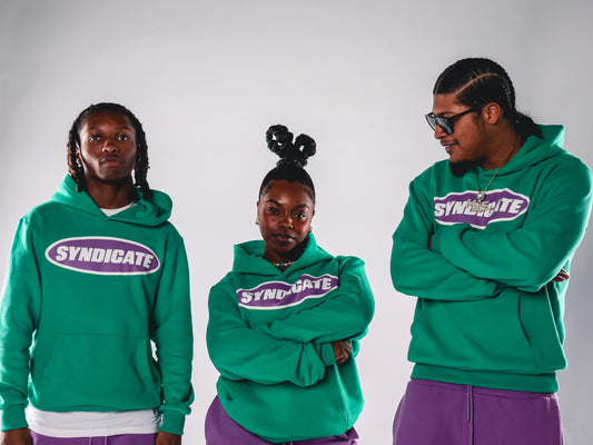 Green & Purple Syndicate hoodie