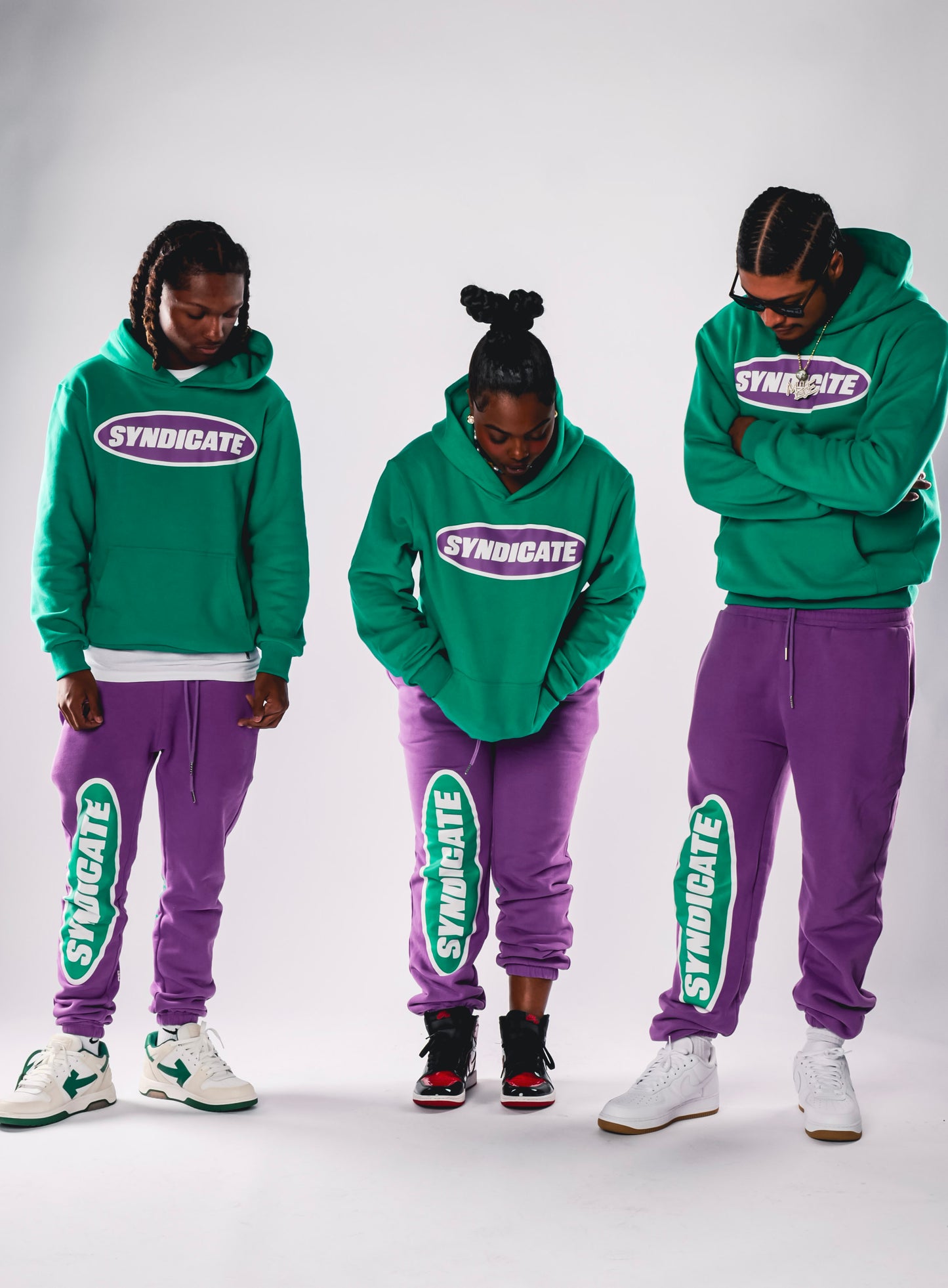 Green & Purple Syndicate hoodie