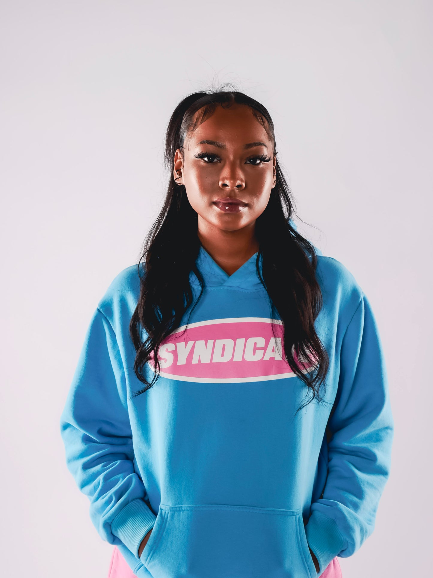 Blue & Pink Syndicate hoodie