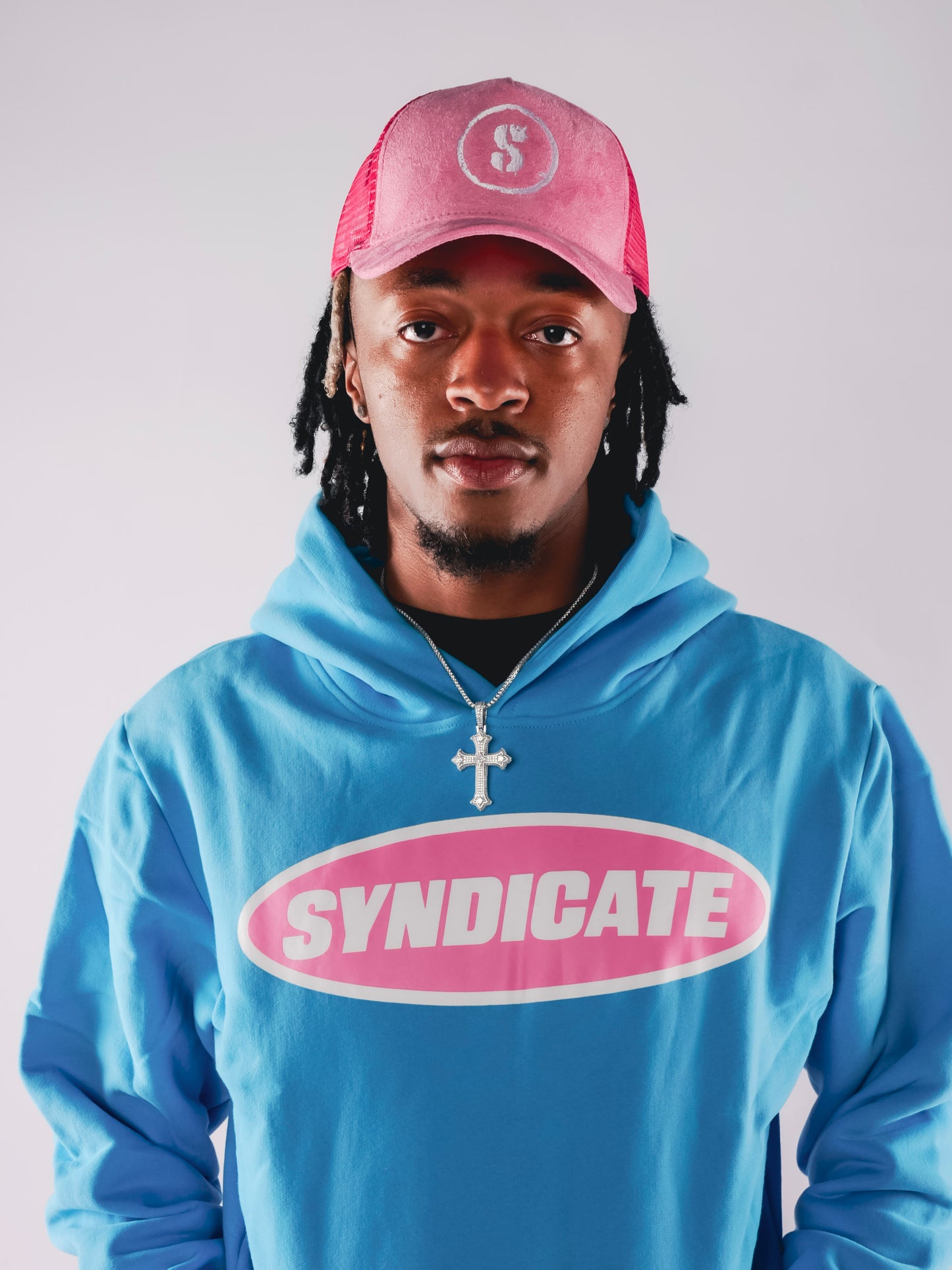 Blue & Pink Syndicate hoodie