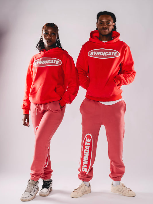 Salmon & Coral Syndicate Sweatpants