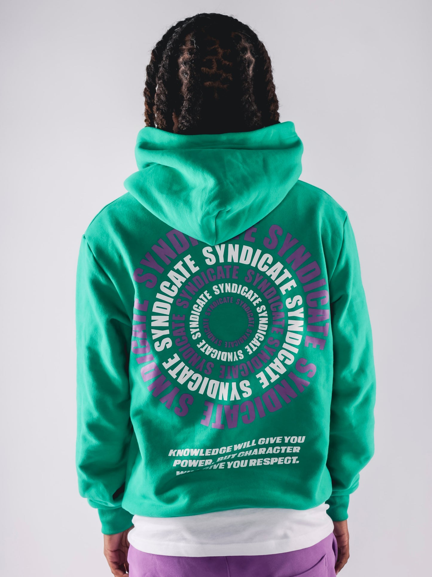 Green & Purple Syndicate hoodie