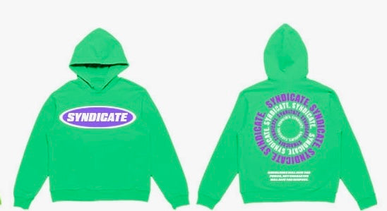 Green & Purple Syndicate hoodie