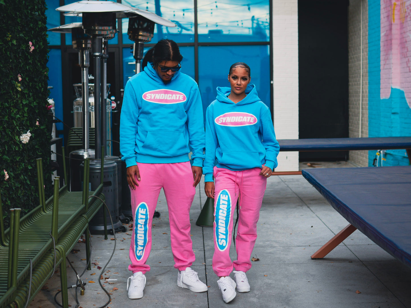 Blue & Pink Syndicate hoodie