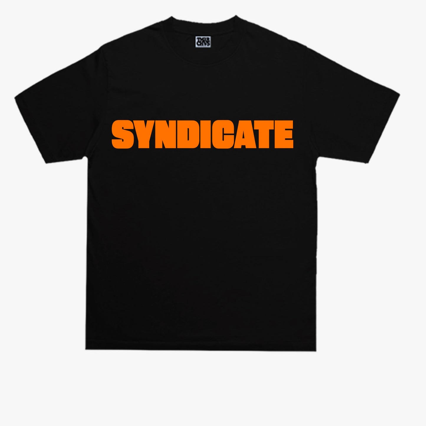 Black & orange Paid in full Syndicate Tee